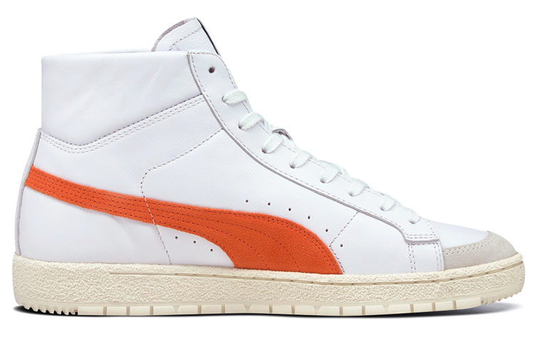 PUMA Ralph Sampson 70 Mid Og Split Cow Leather, Top Grain Cow Leather Coverage Support Abrasion Resistant