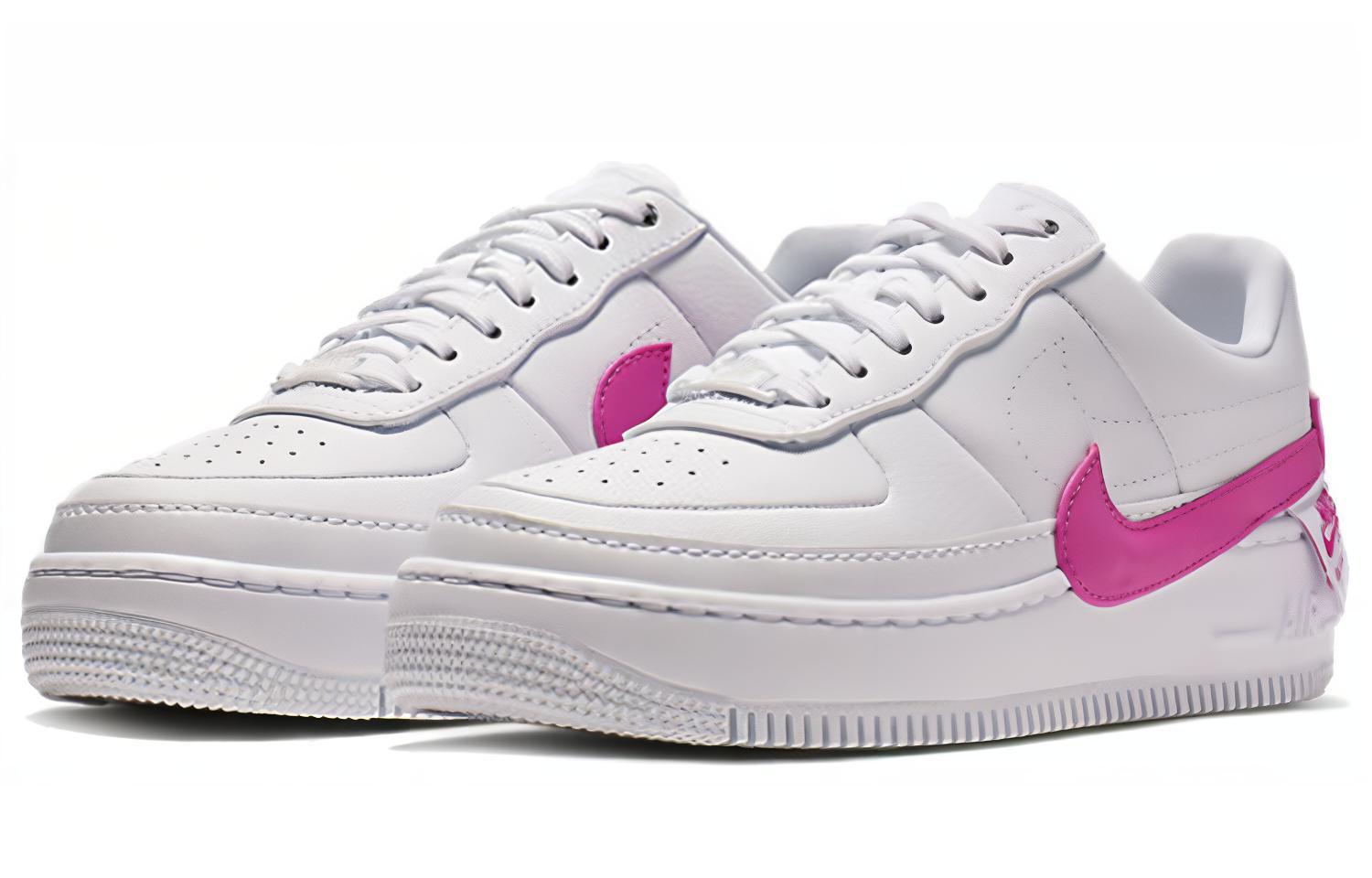 Женские кеды Nike Air Force 1 Jester XX OG (бело-розовые) — фото 3