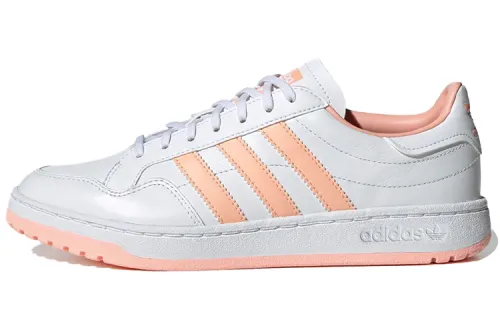 Adidas Originals Team Court Low top Skateboard Shoes Women's White Orange