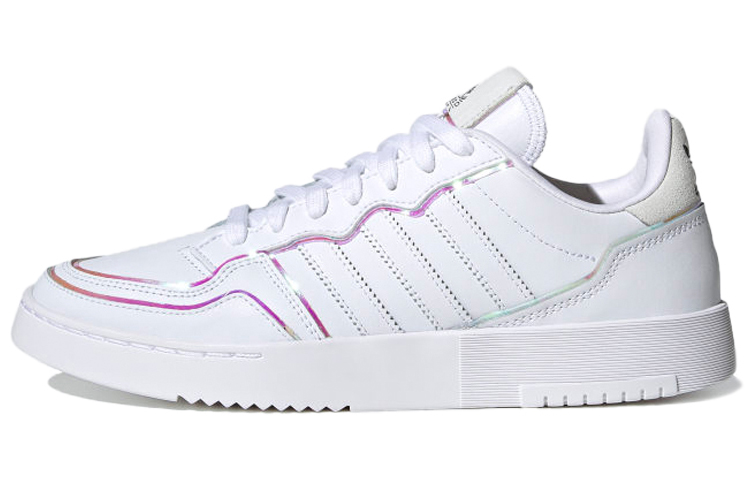 Женские кеды adidas originals Super Court (белые с цветными деталями) — 白/彩 — фото 1