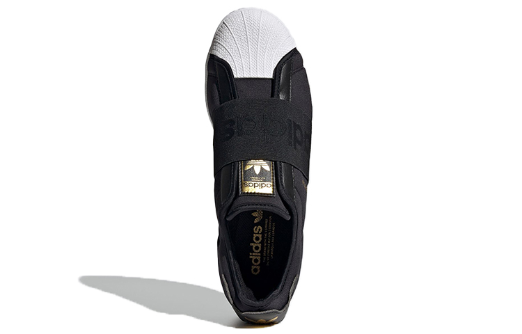 Слипоны adidas originals Superstar SlipOn Slip-On (черно-белые) — Чёрный / белый — фото 5