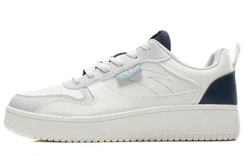 Anta Life Collection Synthetic Leather, Textile Slip Resistant Cushioning Abrasion Resistant Low top Skateboard Shoes