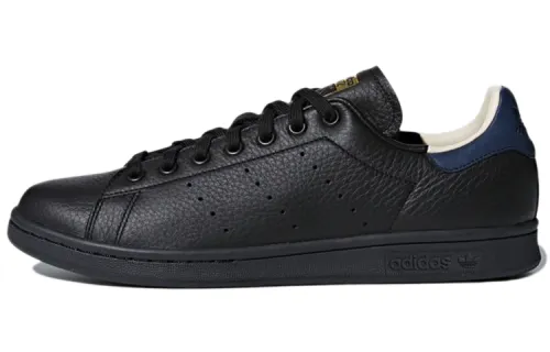 Adidas Originals StanSmith Slip Resistant Low top Skateboard Shoes Unisex Pure Black