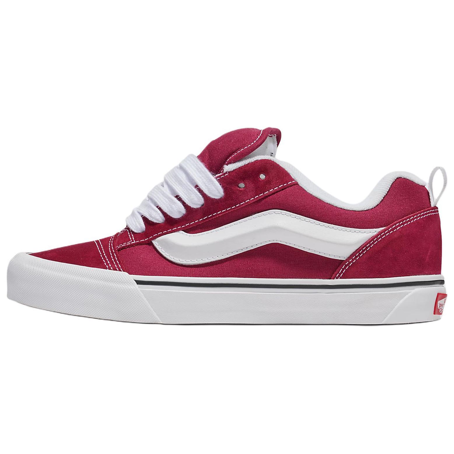 Кеды Vans Knu Skool (розово-белые)