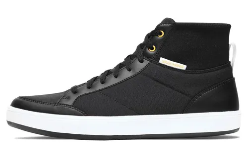 Skechers ON THE GO Vulc 2 Textile, Leather Mid top Skateboard Shoes Men's Black White