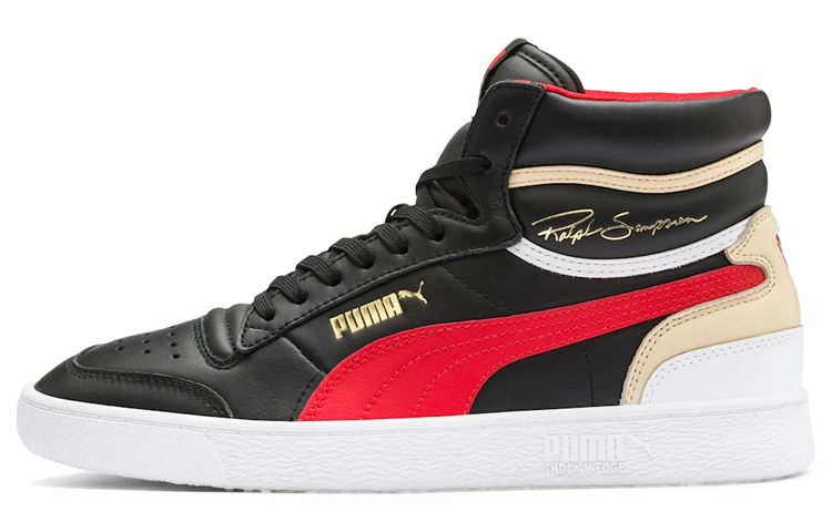 PUMA Ralph Sampson Mid 'Black High Risk Red'