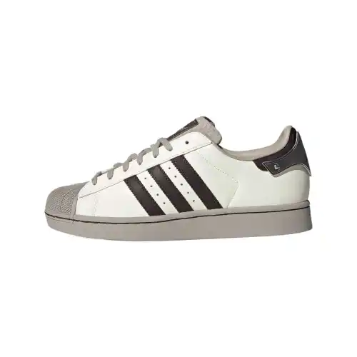 Adidas Originals SUPERSTAR II Leather Low top Skateboard Shoes Unisex White Brown