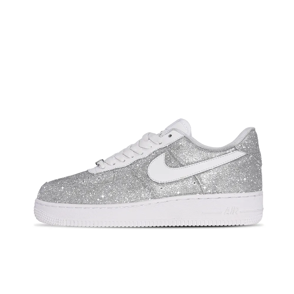 Nike Air Force 1 Coverage Slip Resistant Height Increasing Low top Skateboard Shoes Unisex White