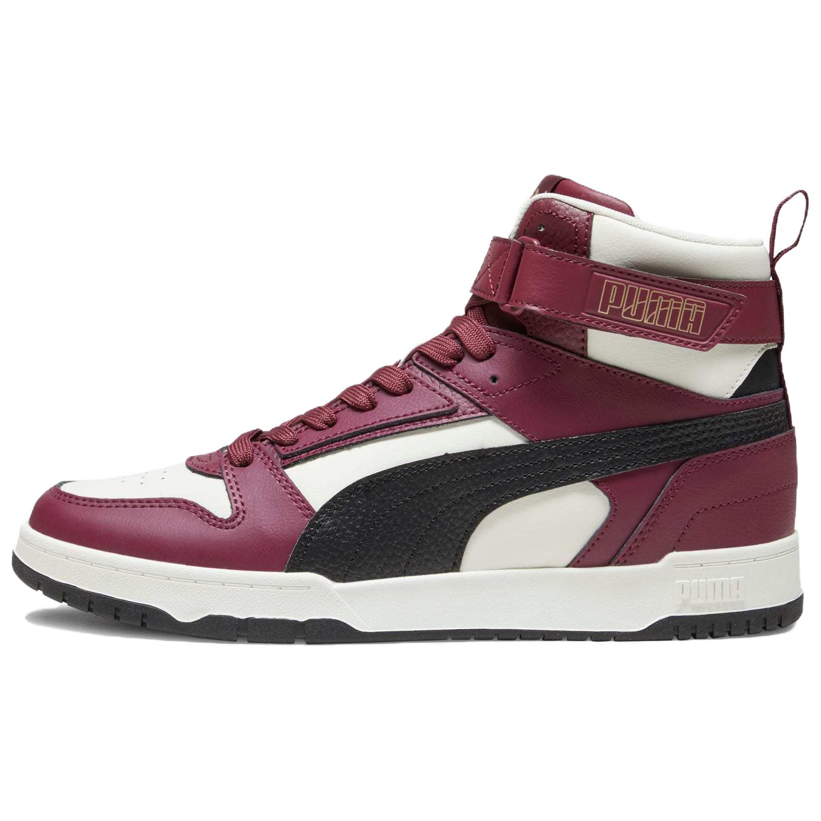 PUMA RBD Game Comfortable High top Skateboard Shoes Men's Purple White