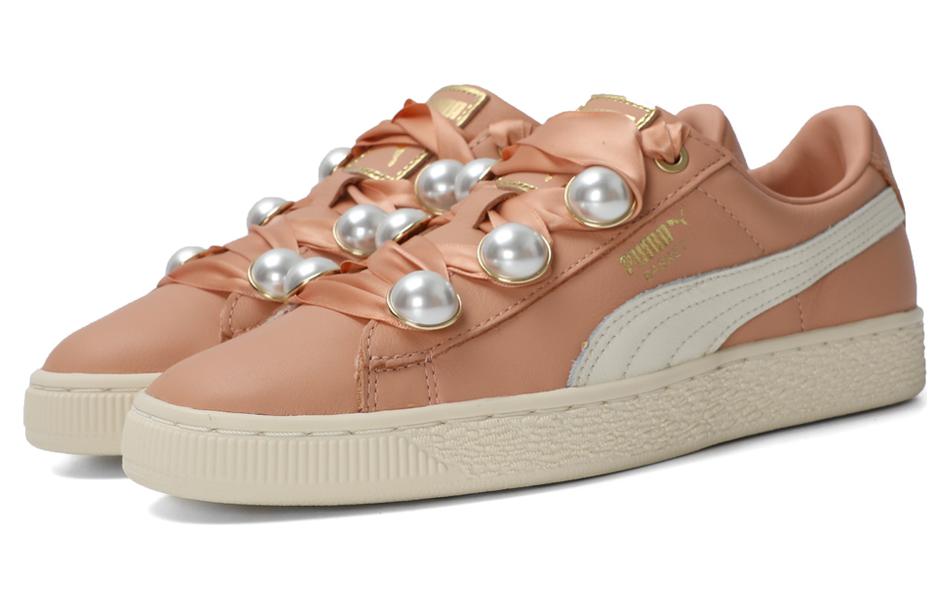 Женские кеды PUMA Basket (розовые) — фото 3