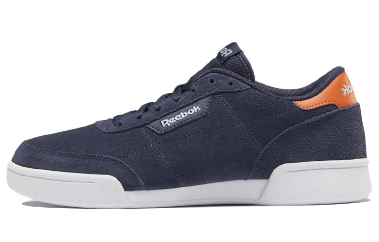 Reebok Royal Heredis Skateboard Shoes Men's Low Top Navy Blue/Orange