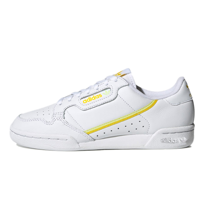 Adidas Wmns Continental 80 'White Semi Frozen Yellow' Women's