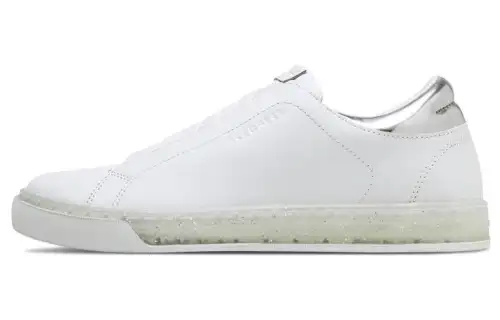 Skechers PRIMA Slip Resistant Abrasion Resistant Low top Skateboard Shoes Women's White Silver
