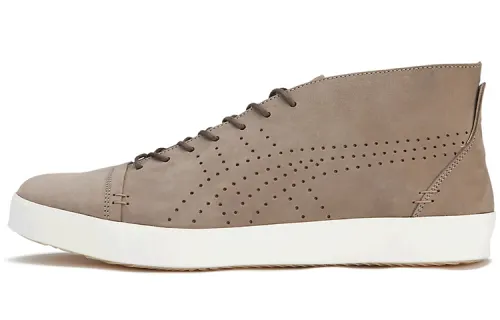 Onitsuka Tiger Colesne Abrasion Resistant Mid top Skateboard Shoes Unisex Brown