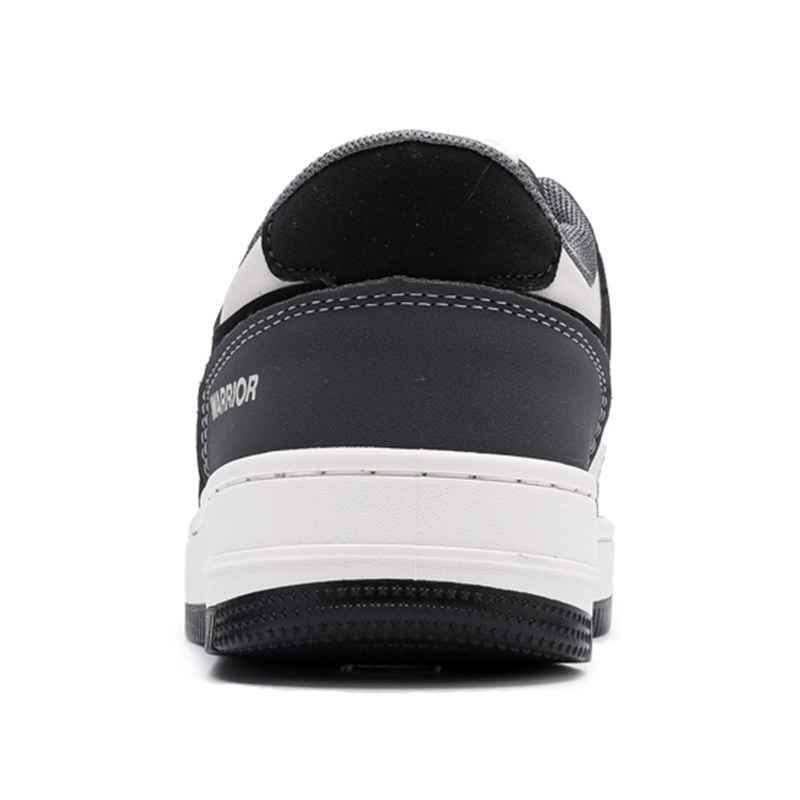 WARRIOR Synthetic Leather Abrasion Resistant Lightweight Height Increasing Low top Skateboard Shoes Unisex Couple's