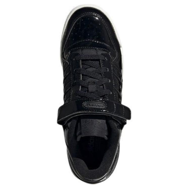 Женские кеды adidas originals FORUM (черные) — Чёрный / белый — фото 5