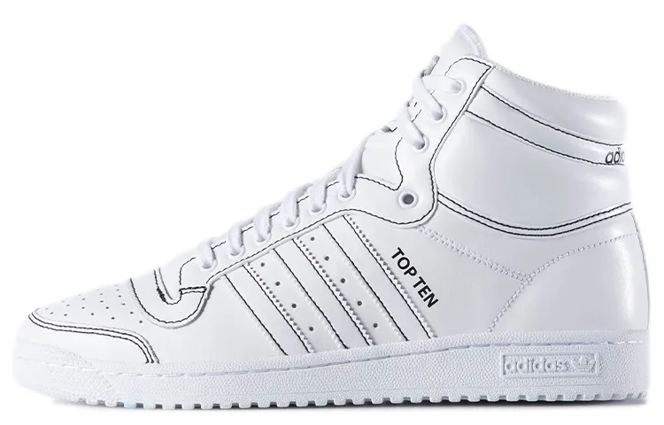 Adidas Top Ten Hi 'Triple White'