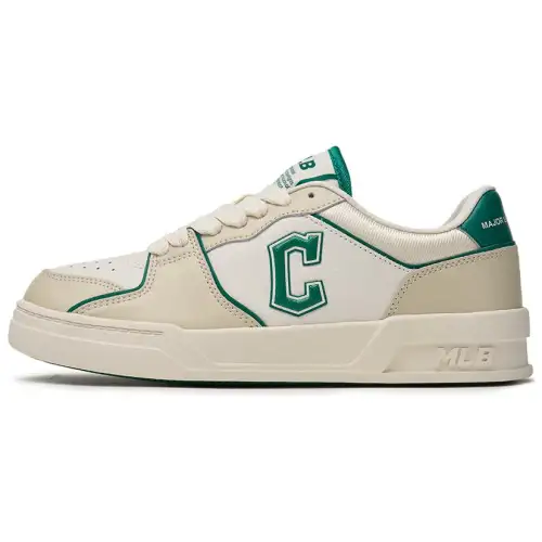 MLB Hofer Cleveland Indians Slip Resistant Abrasion Resistant Low top Skateboard Shoes Unisex Gray