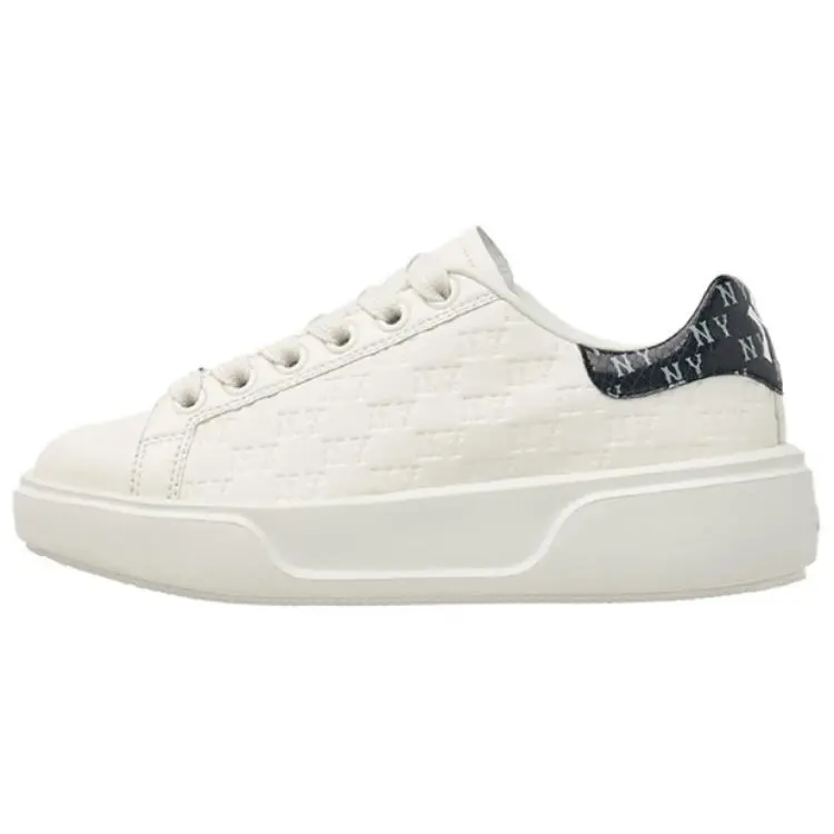 MLB Chunky Classic Low top Skateboard Shoes Unisex White