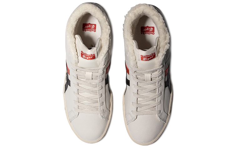 Кеды Onitsuka Tiger Fabre RB (серый / черный / красный) — Серый / чёрный / красный — фото 5