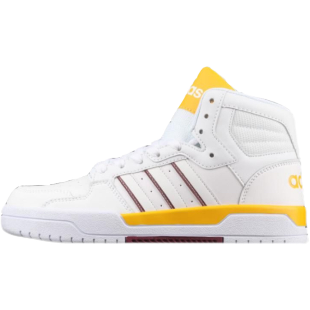 Женские кеды adidas adidas neo Entrap Mid (бело-желтые)