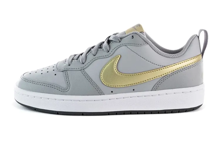 Nike Court Borough Low 2 'Gray Gold' Gs