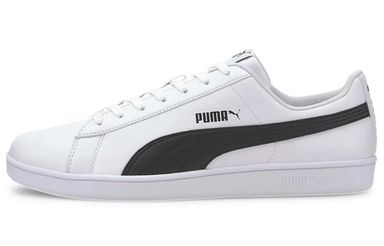 PUMA Smash V2 UP Comfortable Lightweight Low top Skateboard Shoes Unisex White Black