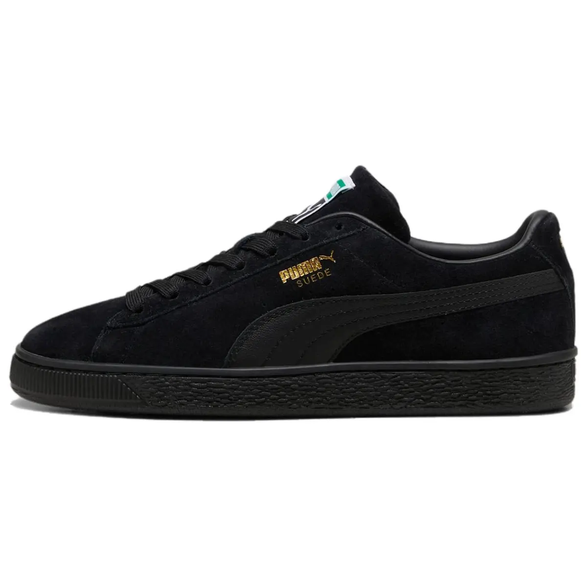 PUMA Suede Classic Abrasion Resistant Lightweight Wear resistant And Lightweight Low top Skateboard Shoes Men's Black