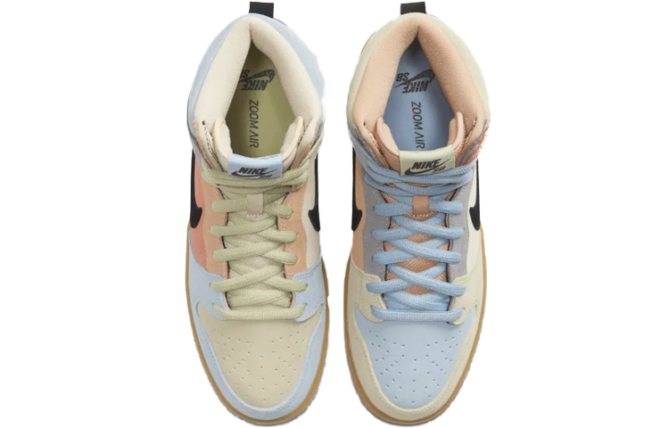 Кеды Nike Dunk SB Pro Spectrum (сине-черно-розовые) — Синий / чёрный / розовый — фото 4