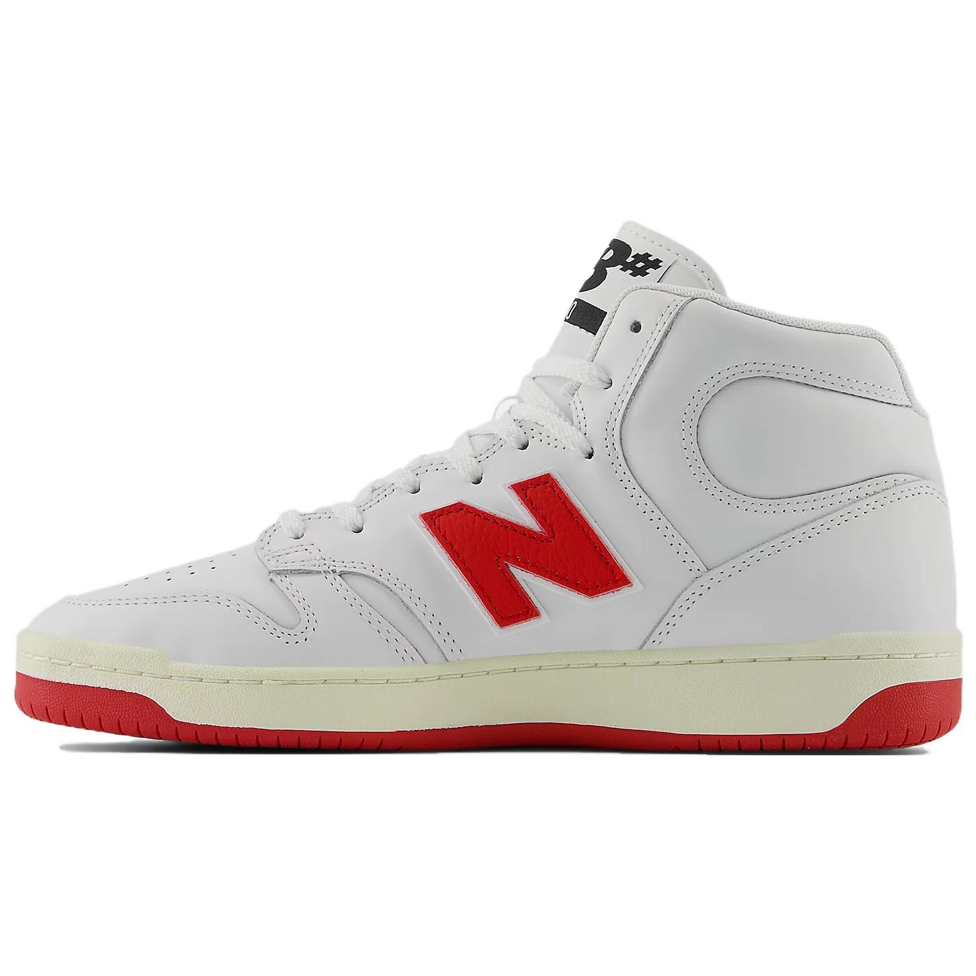 480 Numeric New Balance High 'White Red'