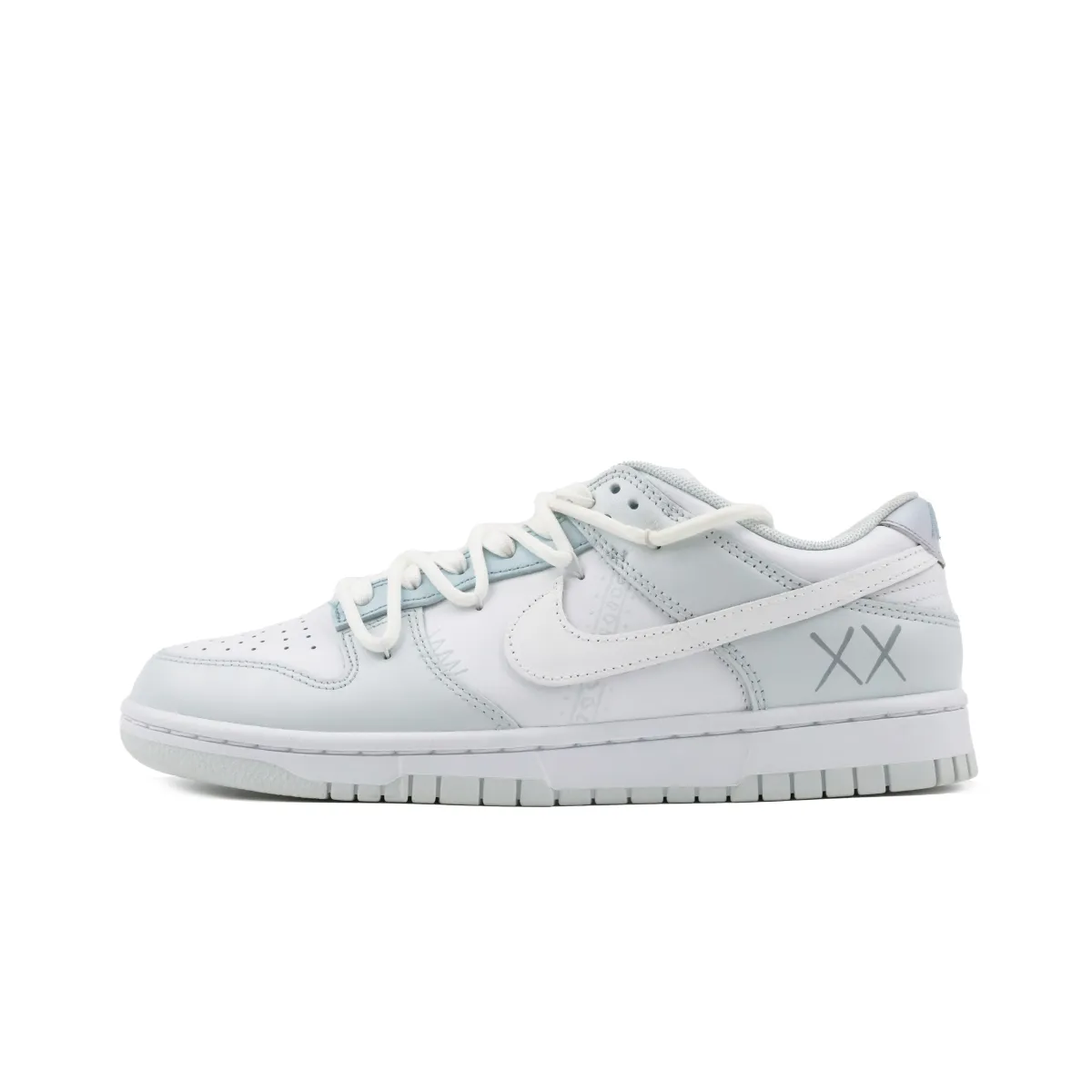 Nike Dunk Skateboard Shoes Unisex Low Top Gray, White