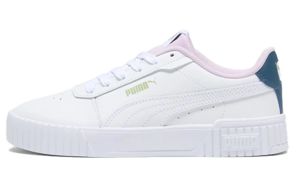 PUMA Carina 2.0 Low top Skateboard Shoes Women's White Pink