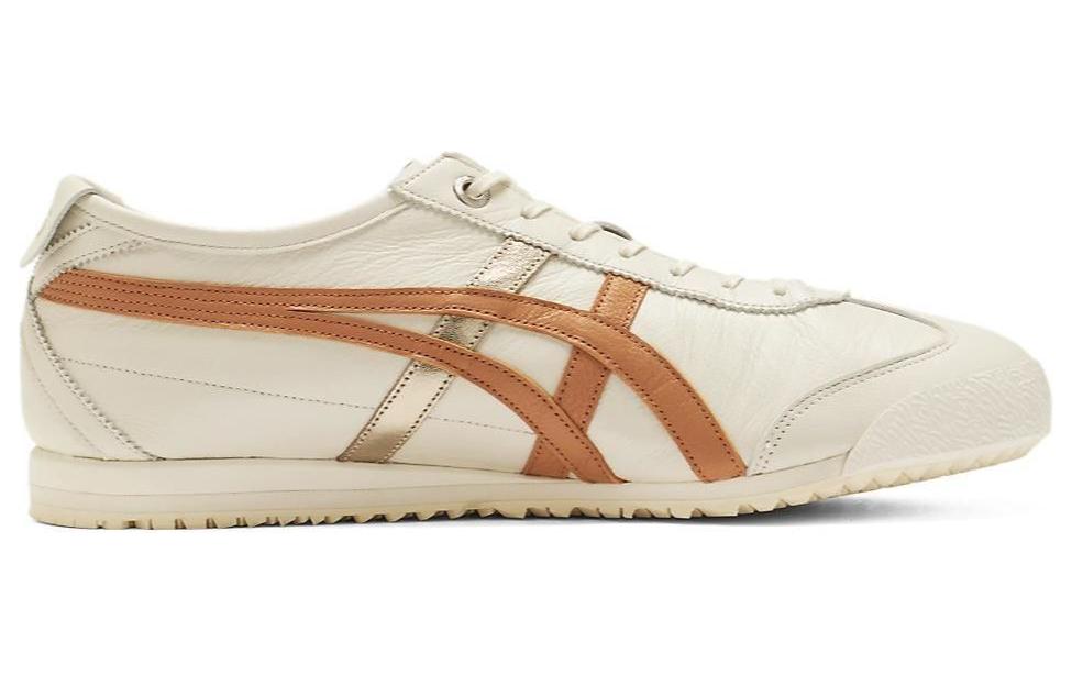 Onitsuka Tiger MEXICO 66 Skate Shoes Unisex Low Top White Orange