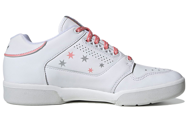 Женские кеды adidas Slamcourt (бело-розовый) — Белый / розовый — фото 2