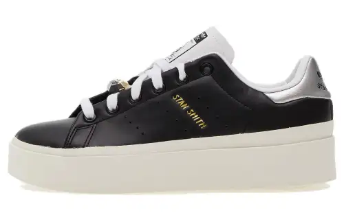 Adidas Stan Smith Bonega Black Silver Women's