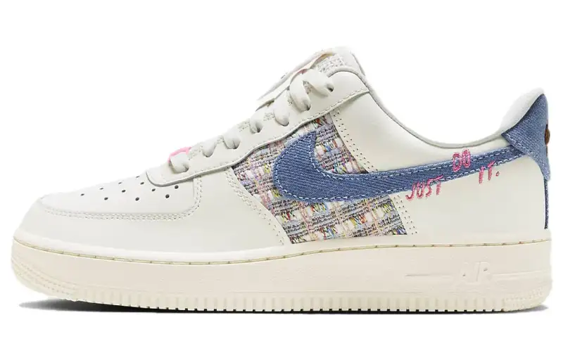 Nike Air Force 1 Low '07 Lx Denim Swoosh Boucle Women's