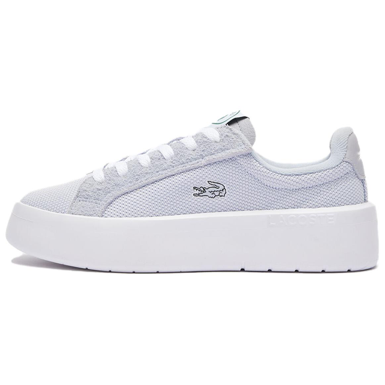 LACOSTE Carnaby Mesh Low top Skateboard Shoes Women's Light Blue