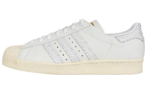Adidas Originals Superstar 80s Low top Skateboard Shoes Unisex Ecru
