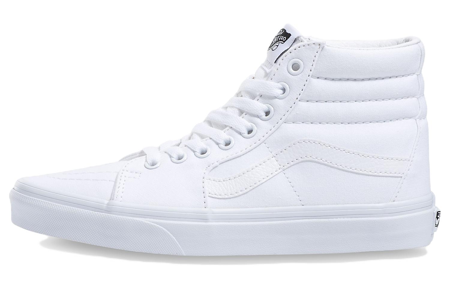 Sk8 Vans-Hi Wide 'Canvas - True White'