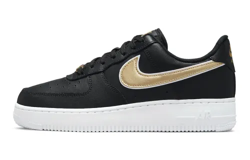 Nike Air Force 1 '07 Essential 'Black Metallic Gold' Women's