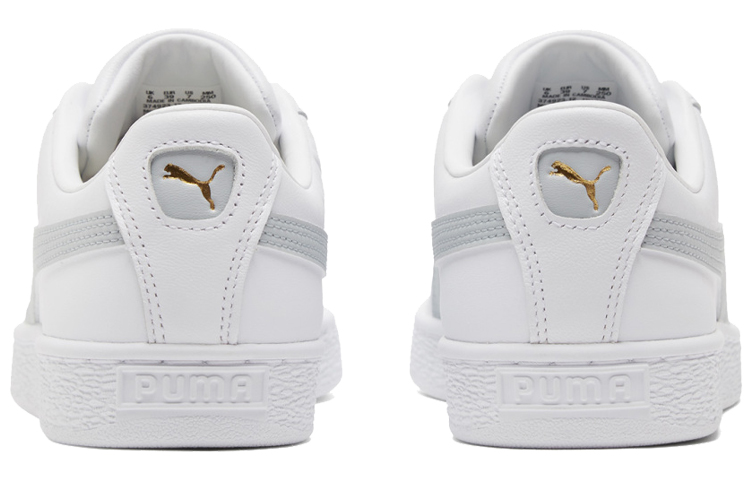 Кеды PUMA Basket Classic 21 (бело-серые) — Белый / серый — фото 5