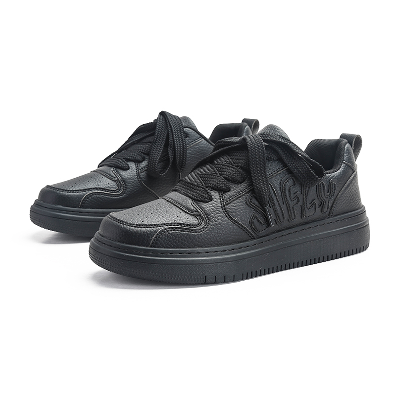 Jifffly Low top Skateboard Shoes Unisex Black