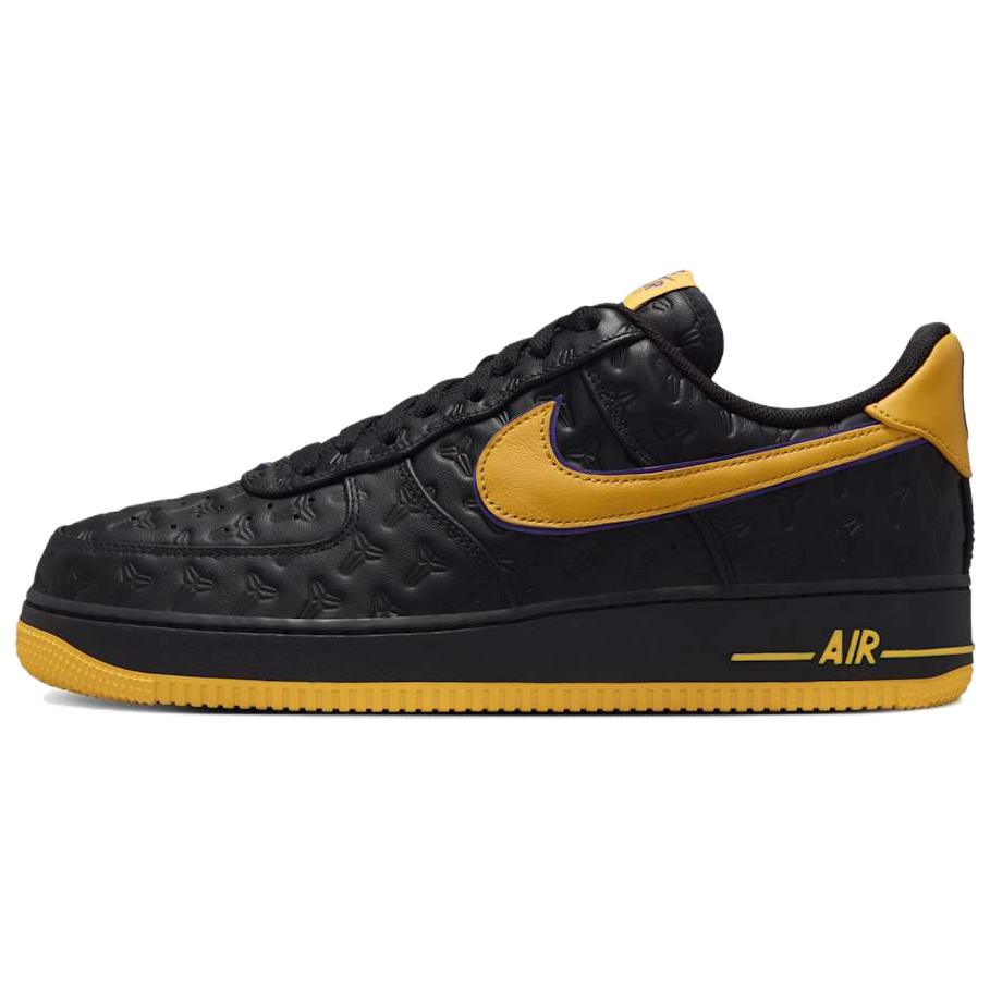 Мужские кроссовки Nike Nike Air Force 1 Low (черно-желтые)