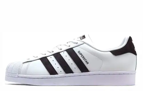Adidas Originals Superstar Abrasion Resistant Low top Skateboard Shoes Men's Black White