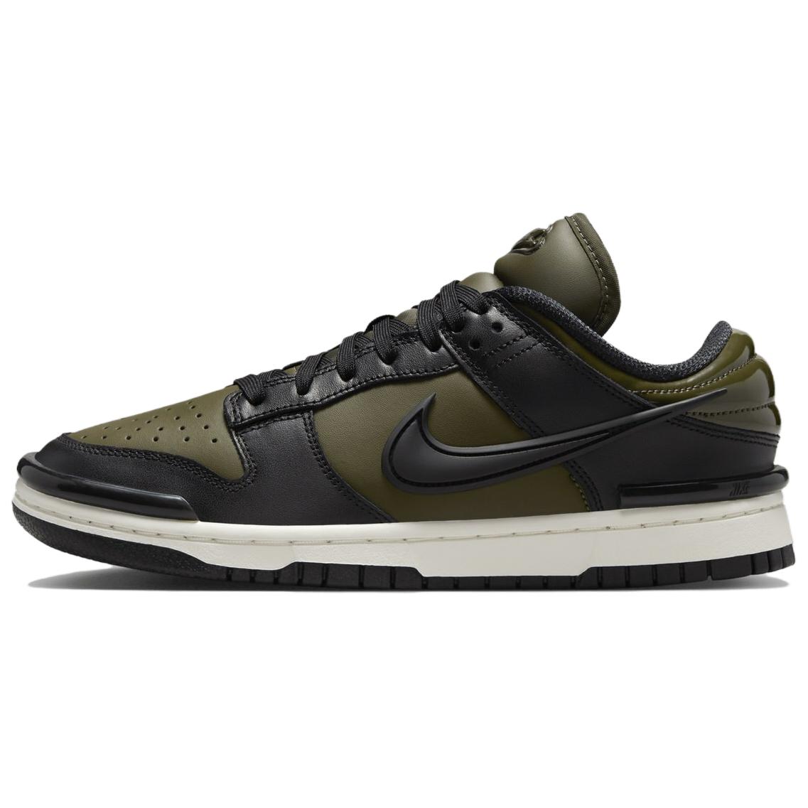 Женские кеды Nike Nike Dunk (зелено-черные)