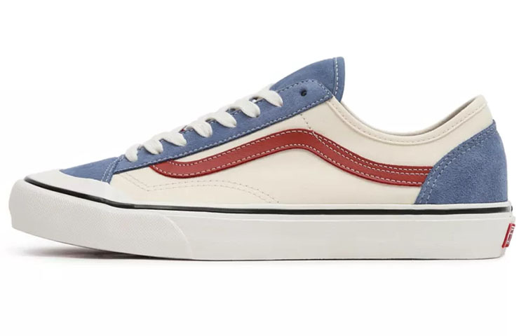 Vans Style 36 series decon sf hawaiian jungle low-top sneakers for men and women, white, blue and red