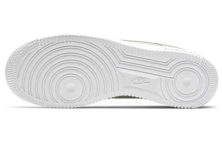 Мужские кроссовки Nike Air Force 1 '07 (серо-белые) — Серый / белый — фото 6