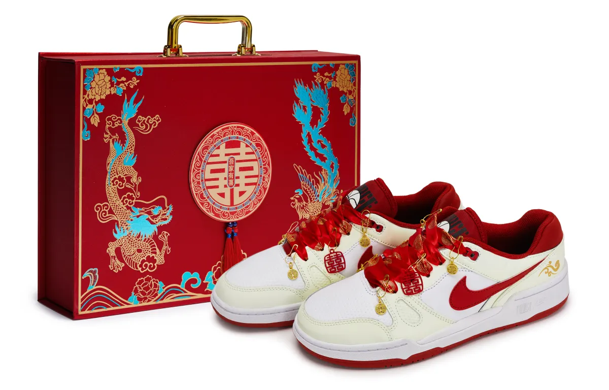 Nike Full Force 811 Manufacturing, Auspicious Clouds Leaping Gold, Gift Box Slip Resistant Abrasion Resistant Low top