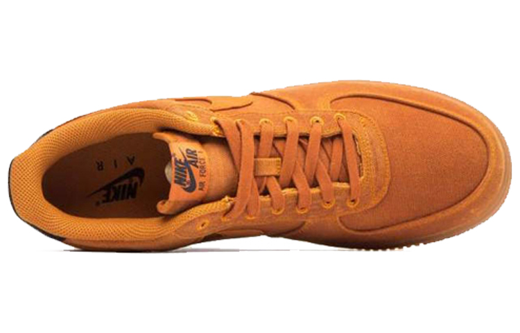 Мужские кроссовки Nike Air Force 1 (коричнево-желтые) — Коричневыйжёлтый — фото 4