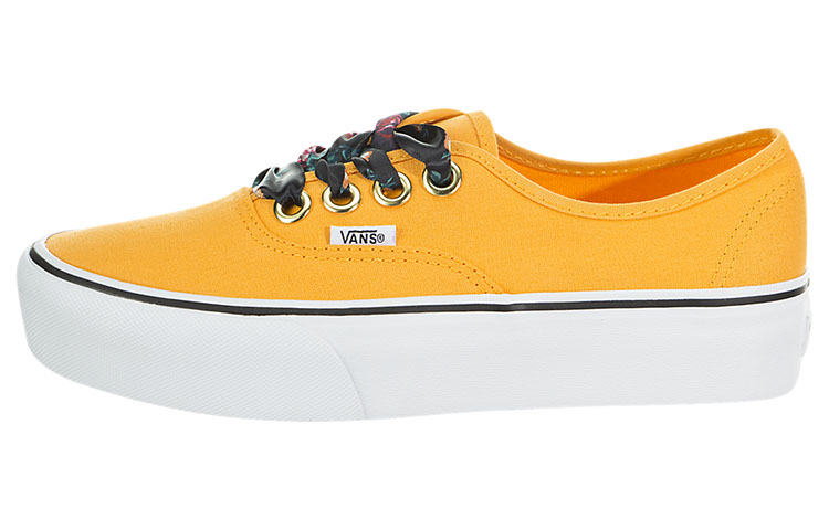 Vans Authentic Platform 'Yellow White' Women's